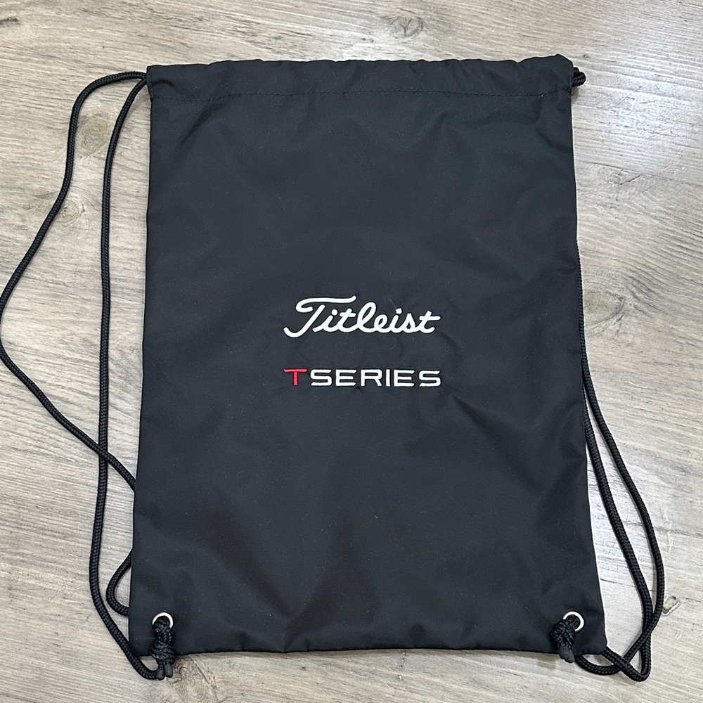 Titleist Black T-Series Drawstring Backpack